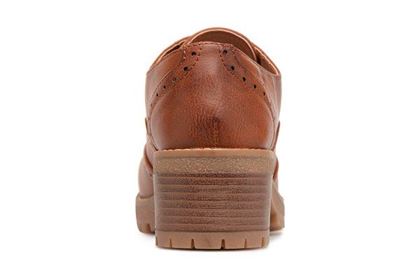 ZAPATOS BLUCHER REFRESH 63903 CAMEL - Imagen 4