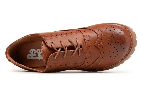 ZAPATOS BLUCHER REFRESH 63903 CAMEL - Imagen 3