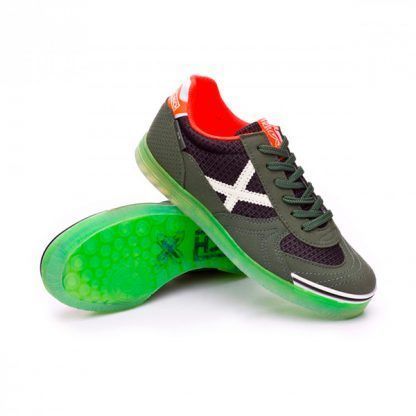 ZAPATILLAS MUNICH G-3 KID GLOW VERDE-BLANCO - Imagen 3